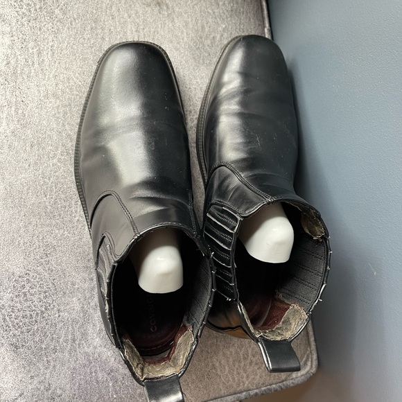 Black dress shoes / low boot - Picture 3 of 4